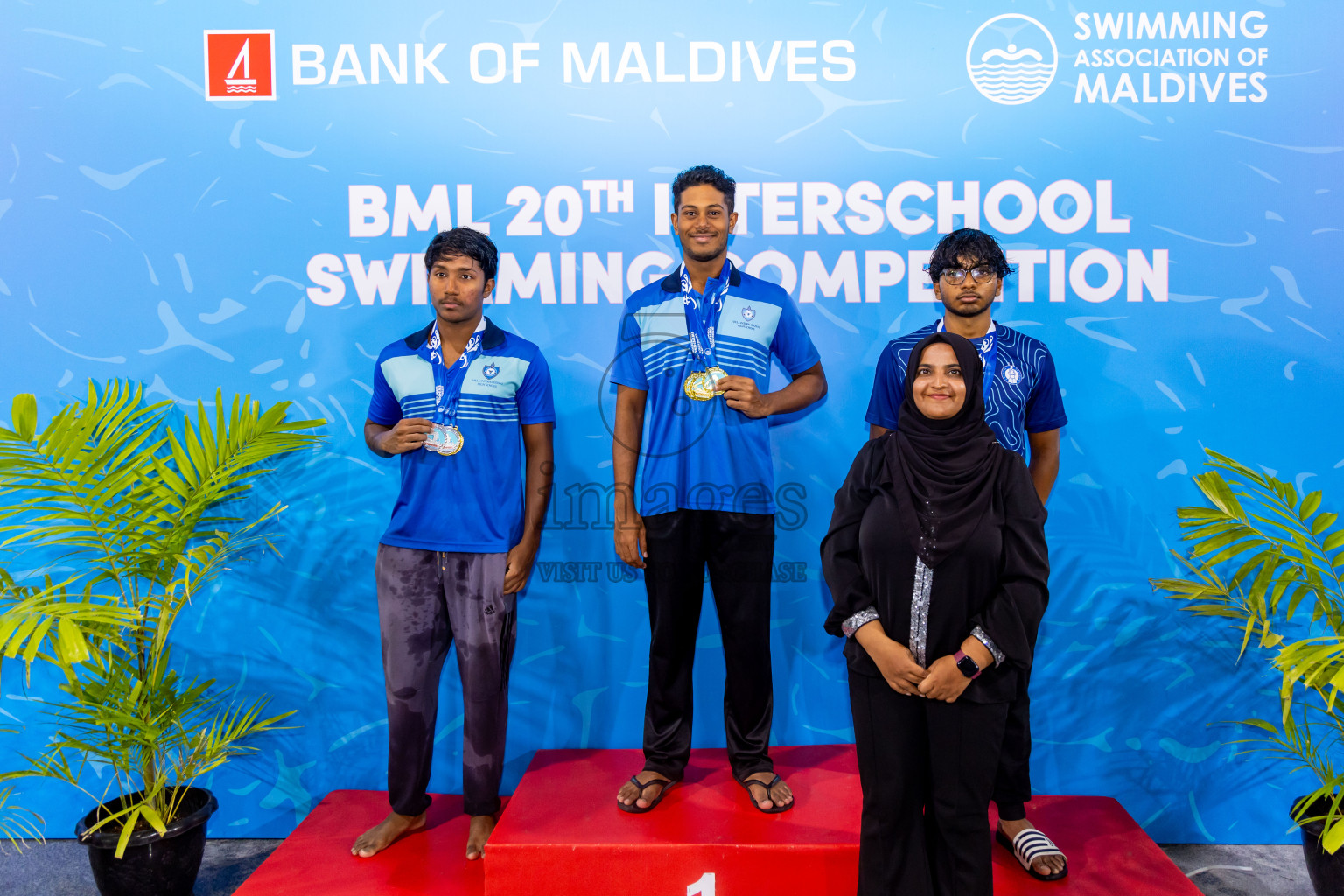 Day 4 of 20th Inter-school Swimming Competition 2024 held in Hulhumale', Maldives on Tuesday, 15th October 2024. Photos: Nausham Waheed / images.mv