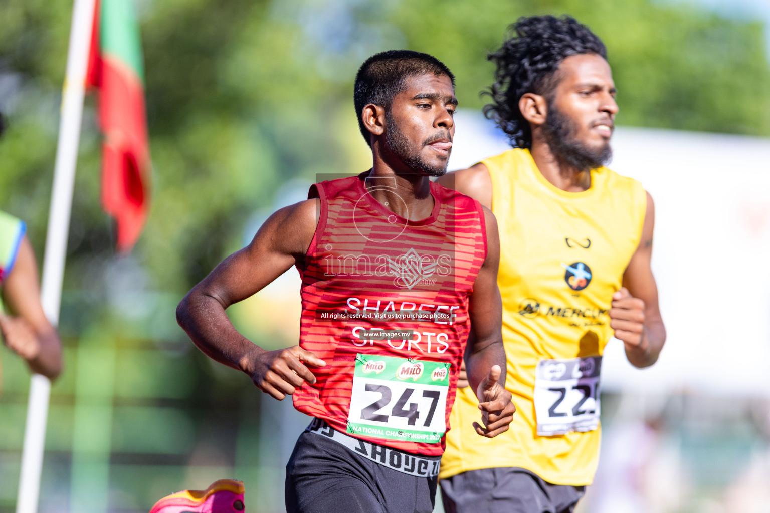 Day 2 of National Athletics Championship 2023 was held in Ekuveni Track at Male', Maldives on Saturday, 25th November 2023. Photos: Nausham Waheed / images.mv