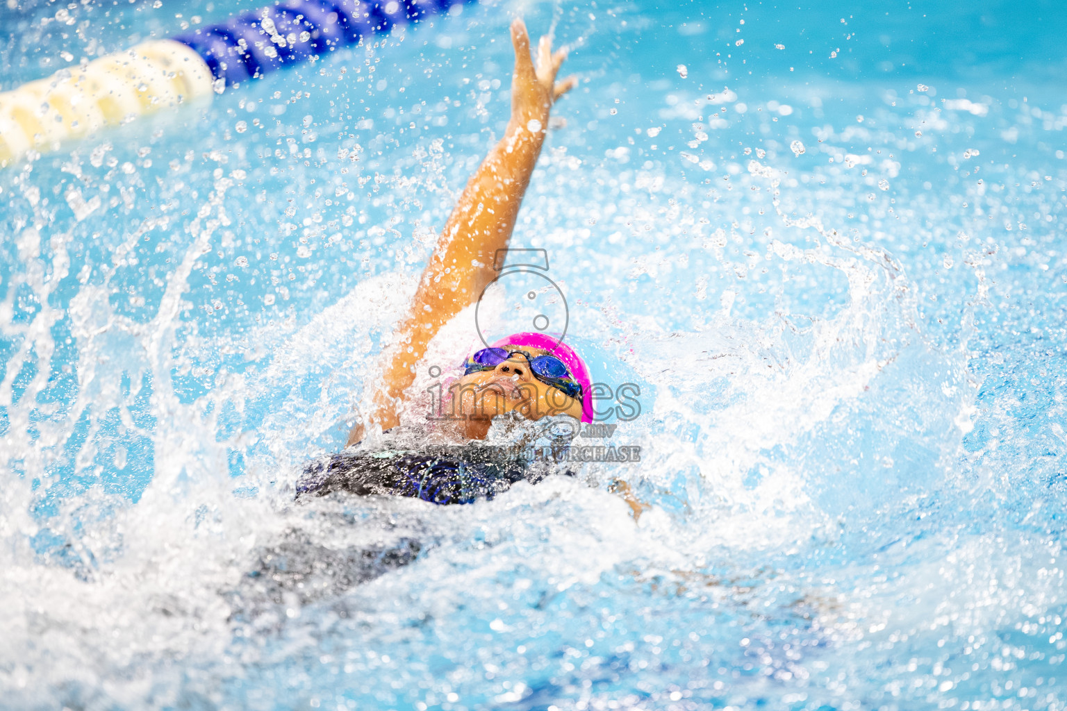 Day 4 of BML 21st Interschool Swimming Competition 2025 was held in Hulhumale' Swimming Pool, Hulhumale', Maldives on Tuesday, 14th October 2025. Photos: Mohamed Mahfooz Moosa / images.mv