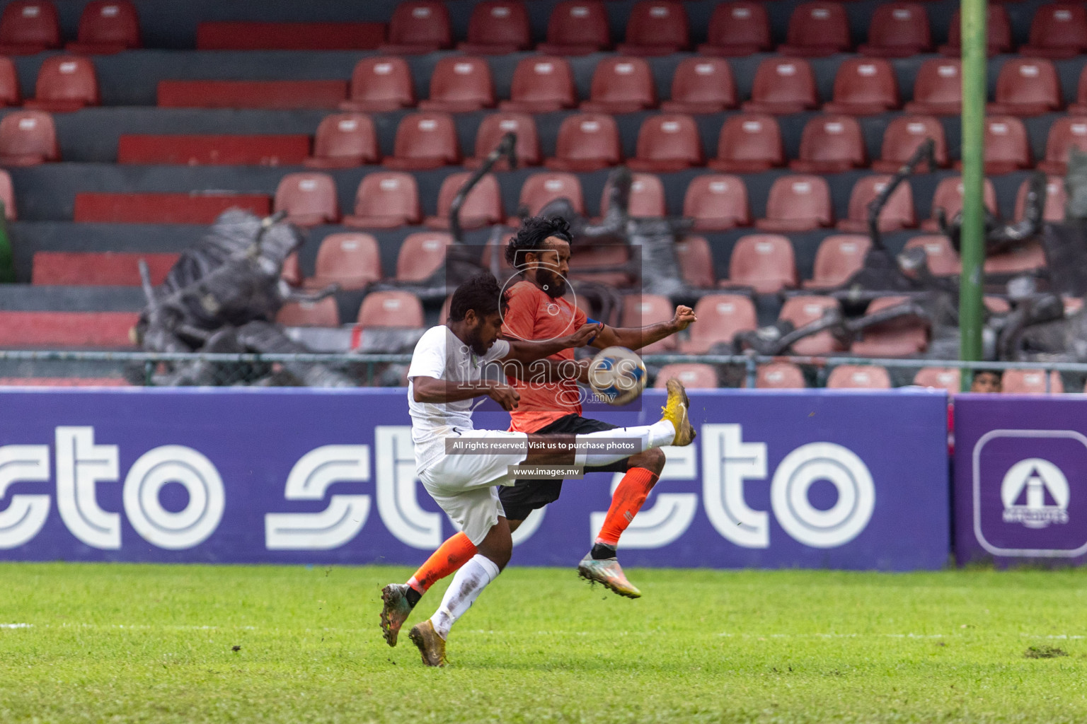 Club Green Streets vs Club Eagles in Ooredoo Dhivehi Premier League 2021/22 on 21st July 2022, held in National Football Stadium, Male', Maldives Photos: Ismail Thoriq/ Images mv