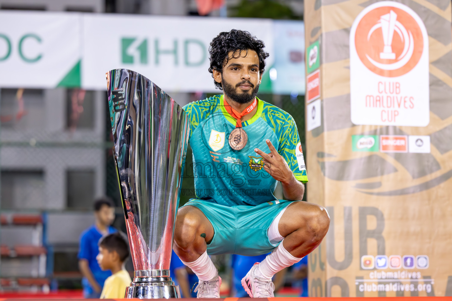 WAMCO vs RRC in the Final of Club Maldives Cup 2024 was held in Rehendi Futsal Ground, Hulhumale', Maldives on Friday, 18th October 2024. Photos: Ismail Thoriq / images.mv