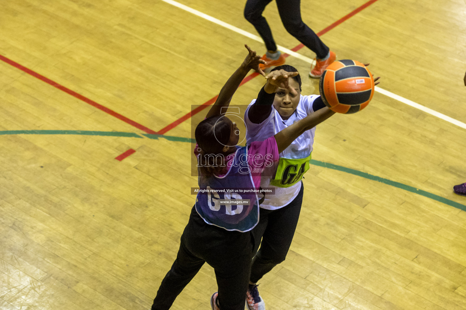 Sports Club Shining Star vs Club Green Streets in the Milo National Netball Tournament 2022 on 17 July 2022, held in Social Center, Male', Maldives. Photographer: Hassan Simah / Images.mv