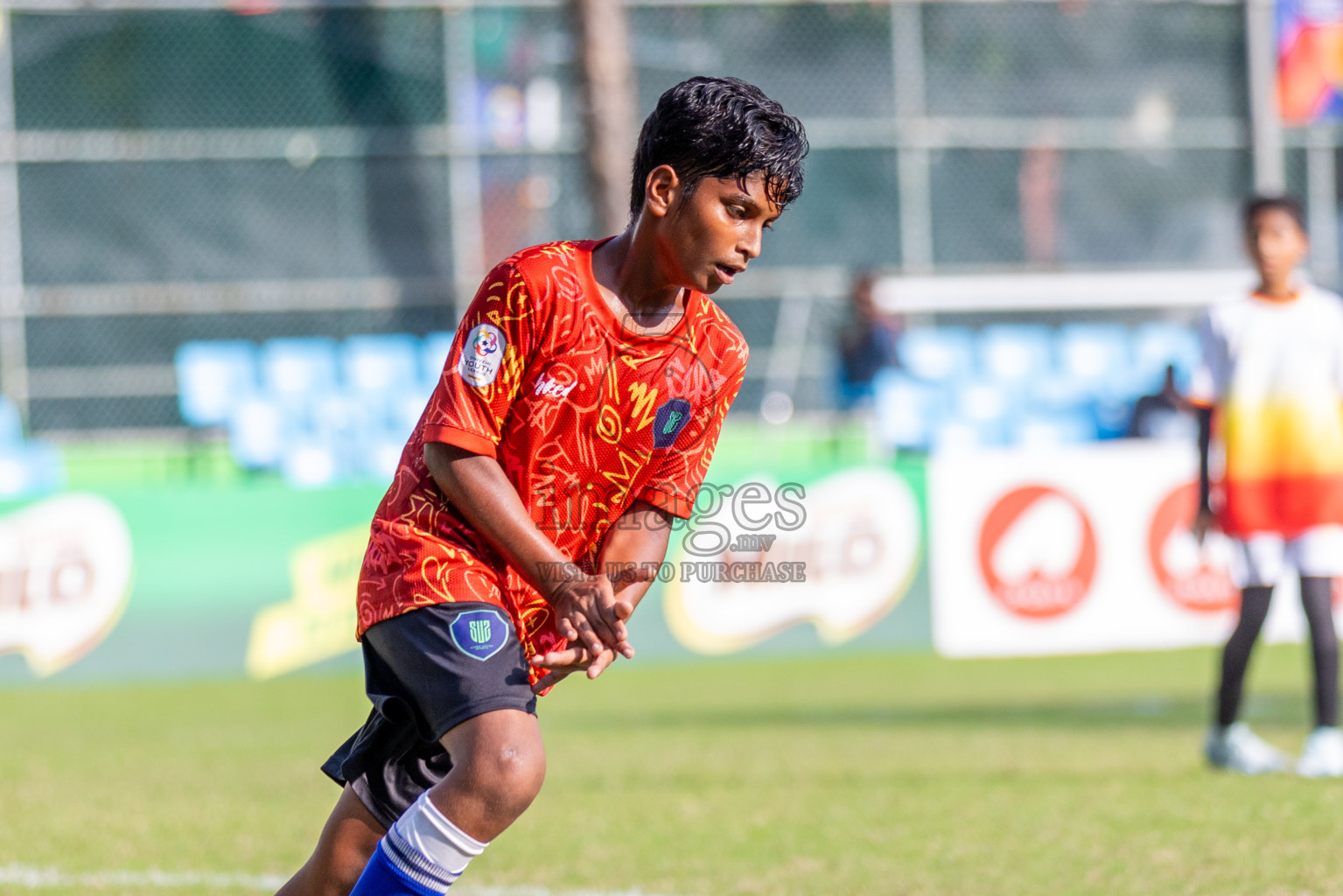 Club Eagles vs Super United Sports (U12) in Day 4 of Dhivehi Youth League 2024 held at Henveiru Stadium on Thursday, 28th November 2024. Photos: Shuu Abdul Sattar/ Images.mv