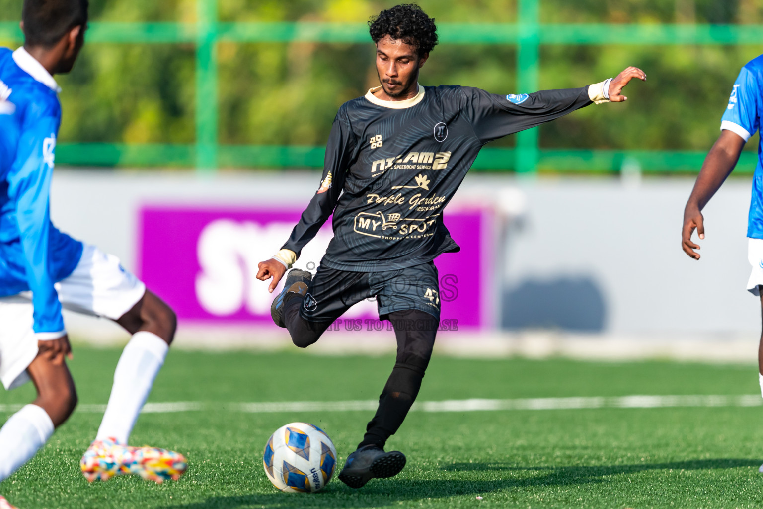 JT Sports vs Chester Academy from Manadhoo Council Cup 2024 in N Manadhoo Maldives on Sunday, 18th February 2023. Photos: Nausham Waheed / images.mv