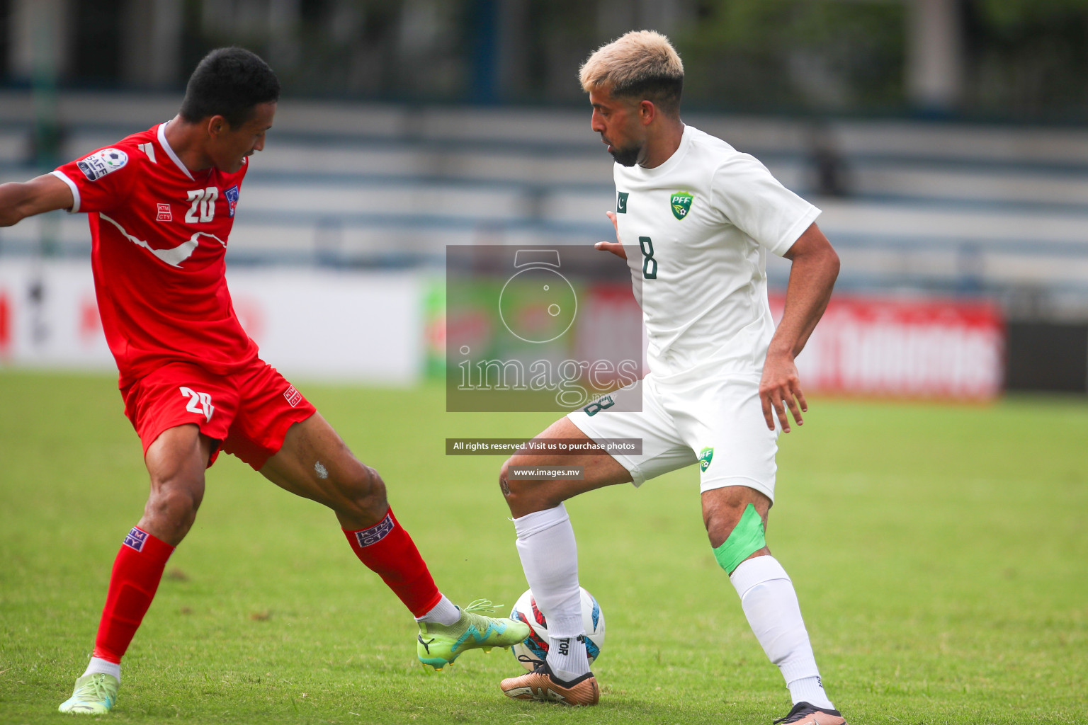 Nepal vs Pakistan in SAFF Championship 2023 held in Sree Kanteerava Stadium, Bengaluru, India, on Tuesday, 27th June 2023. Photos: Nausham Waheed, Hassan Simah / images.mv