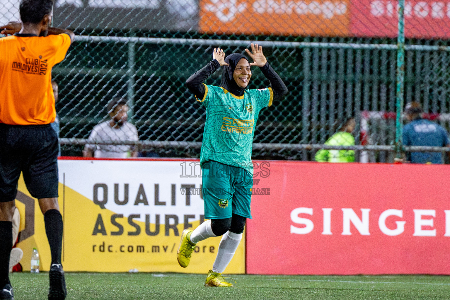 WAMCO vs POLICE CLUB in Eighteen Thirty 2024 2024 held in Rehendi Futsal Ground, Hulhumale', Maldives on Monday, 16th September 2024. Photos: Shu / images.mv