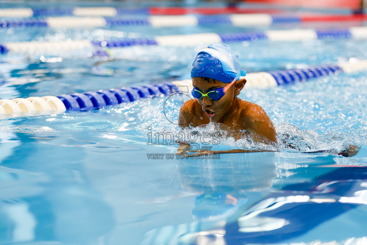Day 1 of BML 6th National Kids Swimming Kids Festival 2025 held in Hulhumale', Maldives on Monday, 3rd November 2024. Photos: Hassan Simah / images.mv