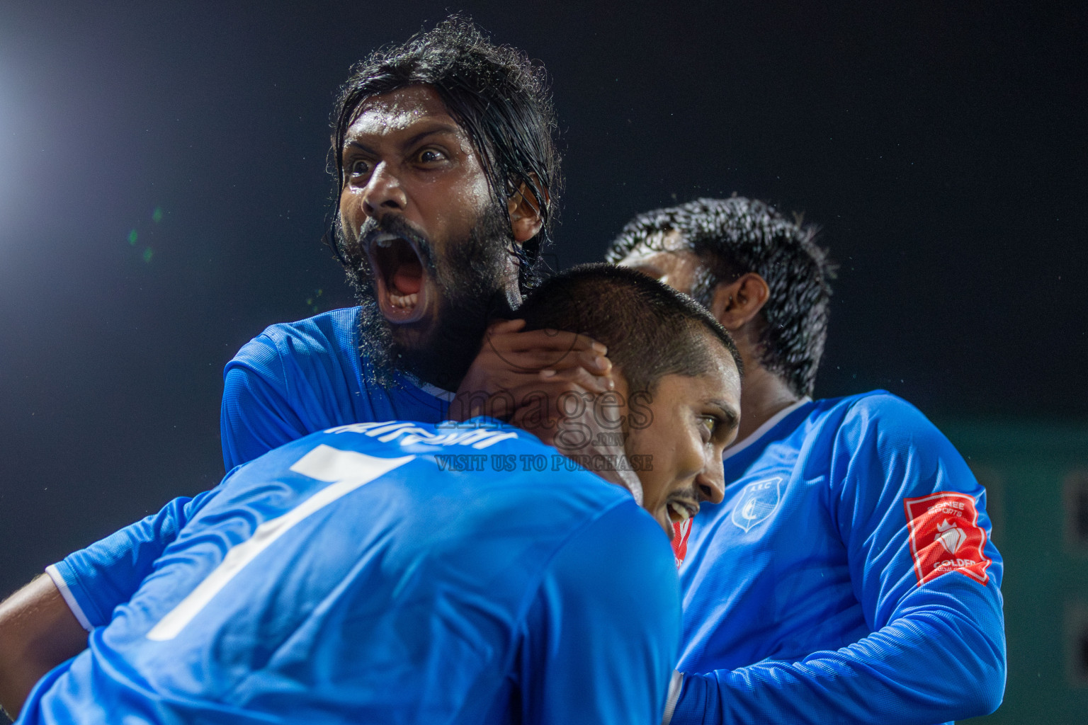 R Alifushi vs R Maduvvari in Day 8 of Golden Futsal Challenge 2024 was held on Monday, 22nd January 2024, in Hulhumale', Maldives Photos: Mohamed Mahfooz Moosa / images.mv