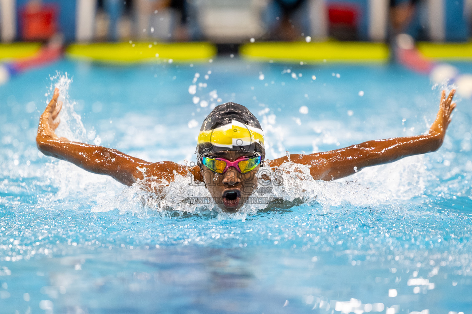 Day 3 of BML 21st Interschool Swimming Competition 2025 was held in Hulhumale' Swimming Pool, Hulhumale', Maldives on Monday, 13th October 2025. Photos: Mohamed Mahfooz Moosa / images.mv