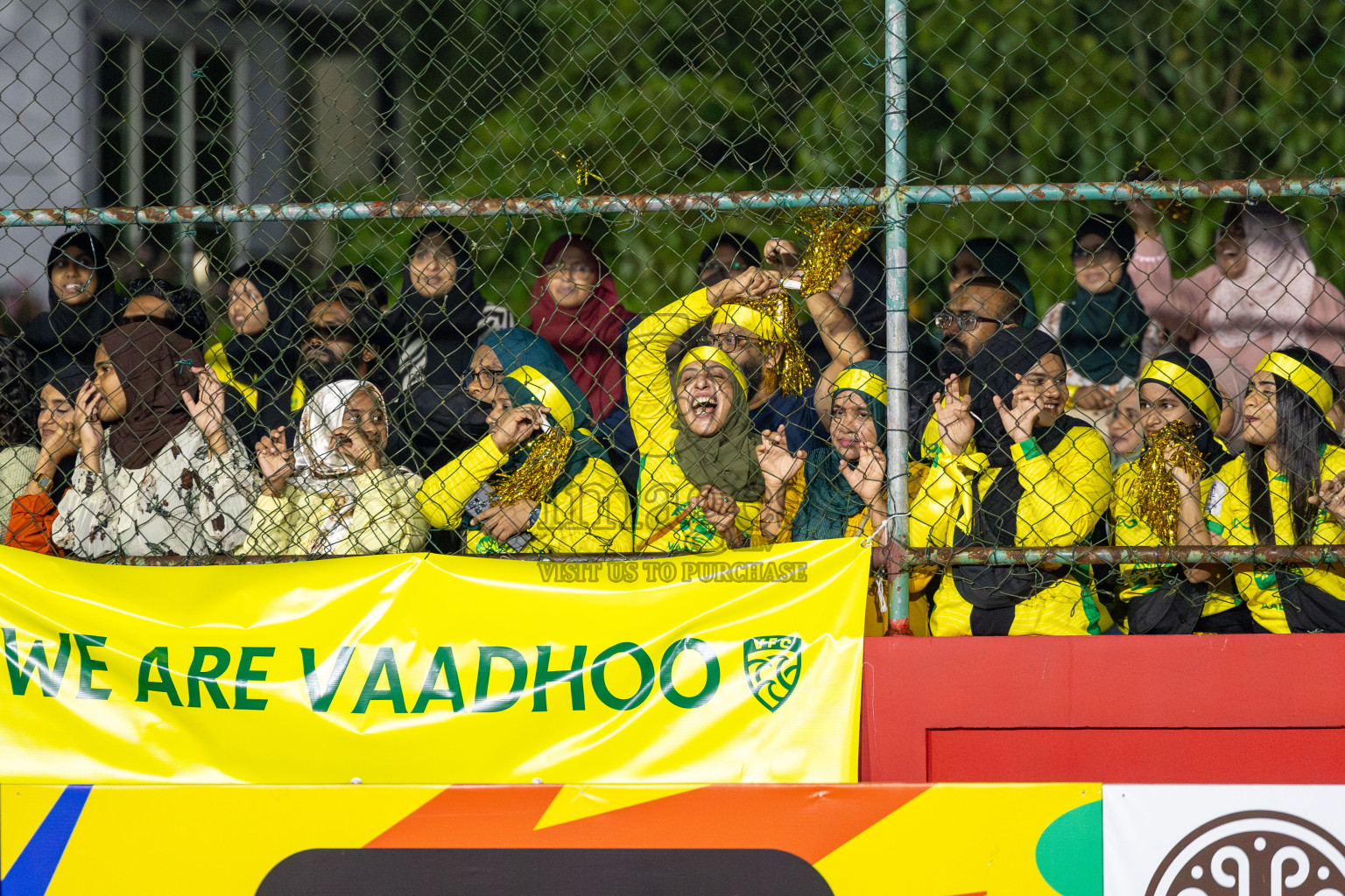 GDh. Fiyoaree VS GDh. Vaadhoo in Day 7 of Golden Futsal Challenge 2025 was held on Saturday, 11th January 2025, in Hulhumale', Maldives Photos: Hassan Simah / images.mv
