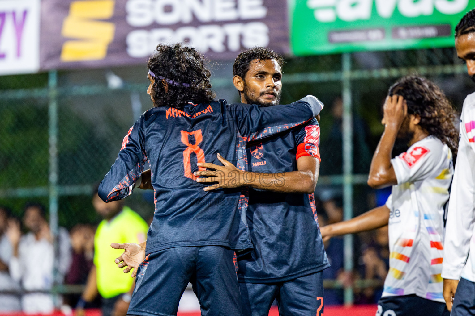 R Inguraidhoo vs Sh Kanditheem in zone round on Day 29 of Golden Futsal Challenge 2025 was held on Sunday , 2nd February 2025, in Hulhumale', Maldives. Photos: Nausham Waheed / images.mv