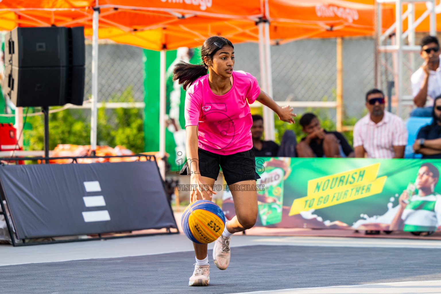 Day 5 of MILO Ramadan 3x3 Challenge 2024 was held in Ekuveni Outdoor Basketball Court at Male', Maldives on Saturday, 16th March 2024.
Photos: Mohamed Mahfooz Moosa / images.mv