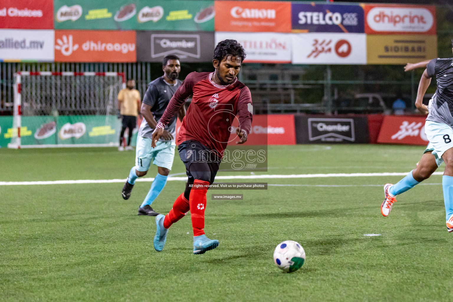 Club 220 vs METEOROLOGY in Club Maldives Cup Classic 2023 held in Hulhumale, Maldives, on Wednesday, 19th July 2023 Photos: Hassan Simah  / images.mv