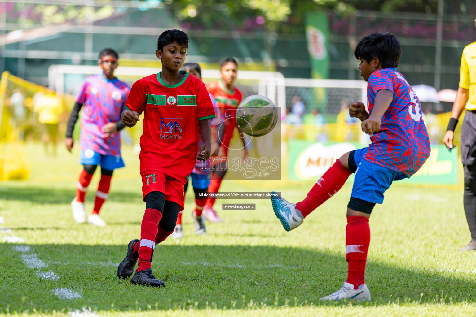 Day 1 of MILO Academy Championship 2023 (U12) was held in Henveiru Football Grounds, Male', Maldives, on Friday, 18th August 2023.