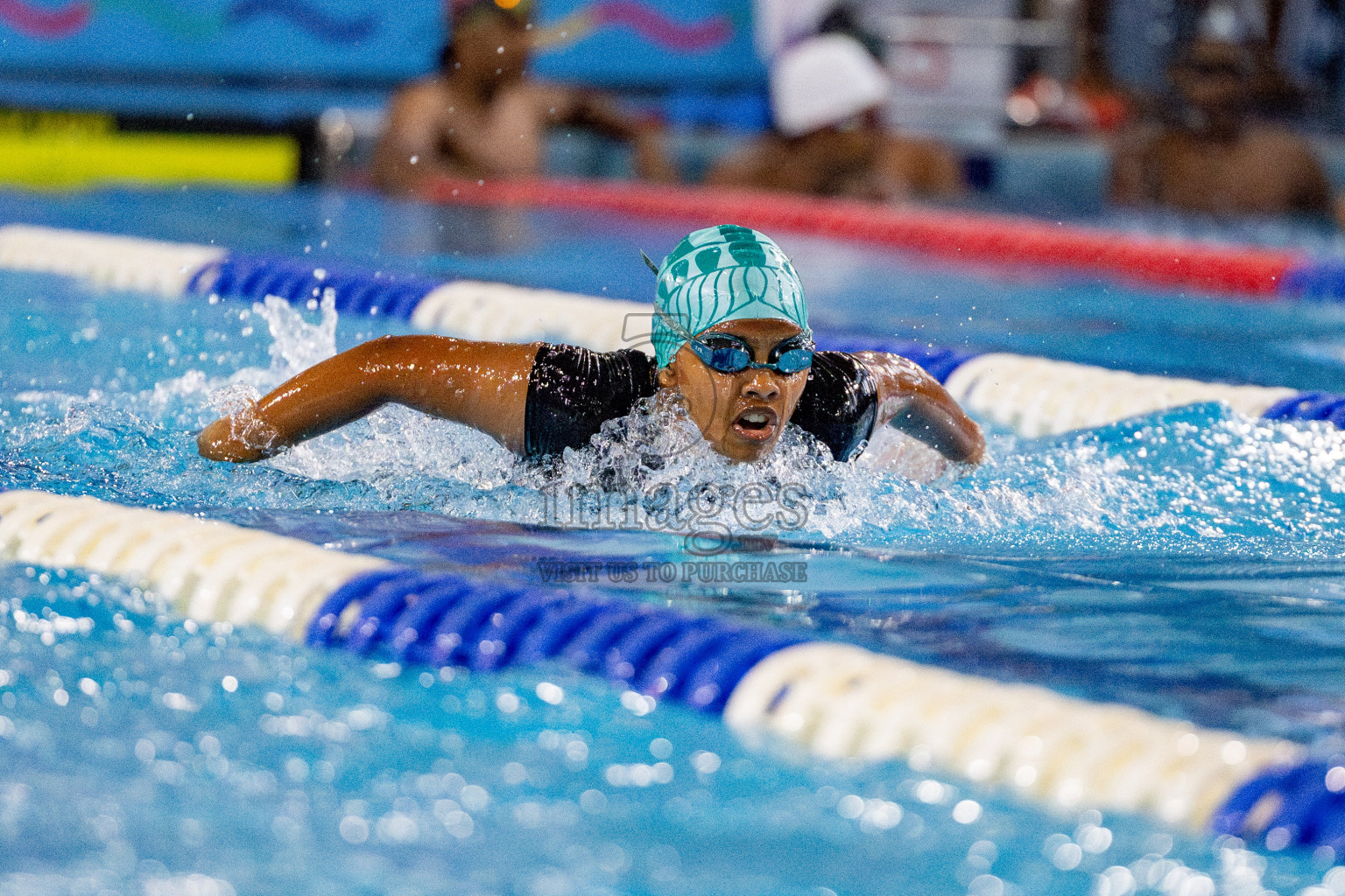 Day 4 of National Swimming Competition 2024 held in Hulhumale', Maldives on Monday, 16th December 2024. 
Photos: Hassan Simah / images.mv