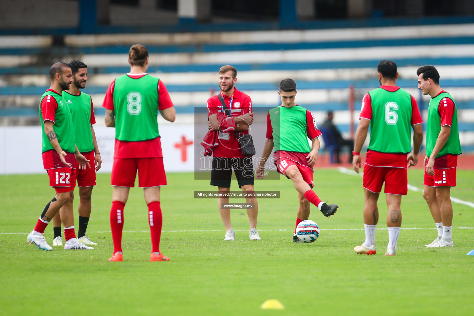 Lebanon vs Bangladesh on match day 2 of SAFF Championship 2023 held in Sree Kanteerava Stadium, Bengaluru, India, on Wednesday, 22st June 2023. Photos: Nausham Waheed / images.mv