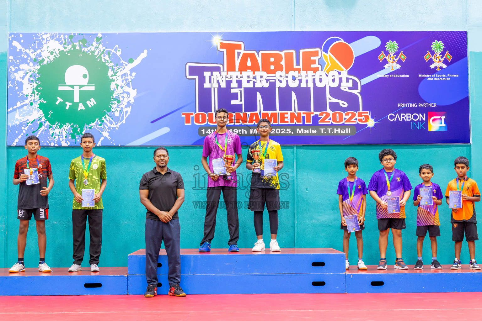 Day 8 of Interschool Table Tennis Tournament 2025 held at Male' TT Hall, Male', Maldives on Thursday, 22nd May 2025.
Photos by: Ismail Thoriq / images.mv