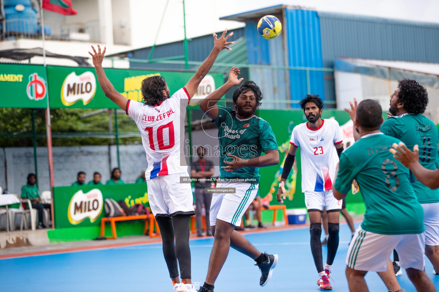 Milo 8th National Handball Tournament Day3, 17th December 2021, at Handball Ground, Male', Maldives. Photos by Shuu Abdul Sattar