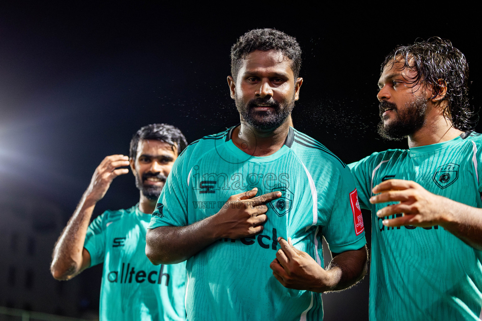 S Feydhoo vs S Meedhoo on Day 20 of Golden Futsal Challenge 2025 was held on Thursday, 23rd January 2025, in Hulhumale', Maldives. Photos: Nausham Waheed / images.mv
