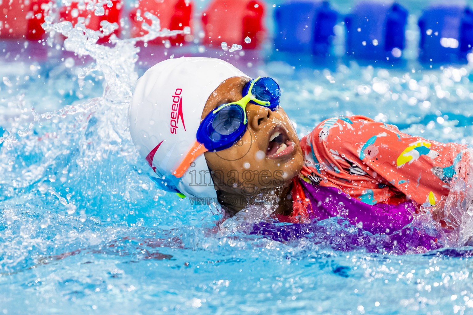 Day 1 of BML 6th National Kids Swimming Kids Festival 2025 held in Hulhumale', Maldives on Monday, 3rd November 2025. Photos: Nausham Waheed / images.mv