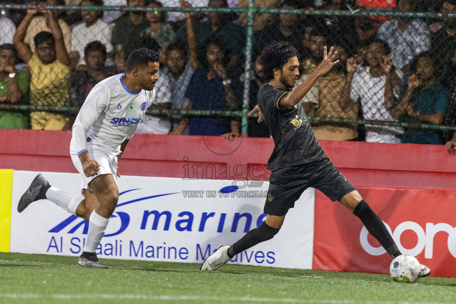 HA Utheem VS HA Ihavandhoo in Day 13 of Golden Futsal Challenge 2024 was held on Saturday, 27th January 2024, in Hulhumale', Maldives Photos: Nausham Waheed / images.mv