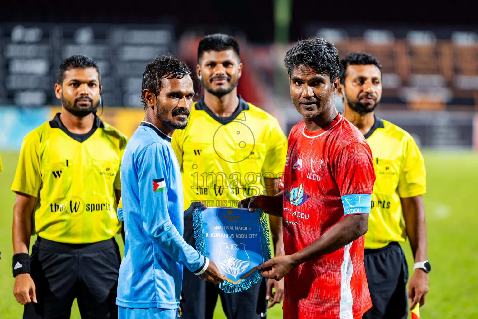 Addu City vs R Alifushi in Semi Finals of Gold Cup 2024 held at National Football Stadium on Saturday, 21st December 2024. Photos: Nausham Waheed / Images.mv