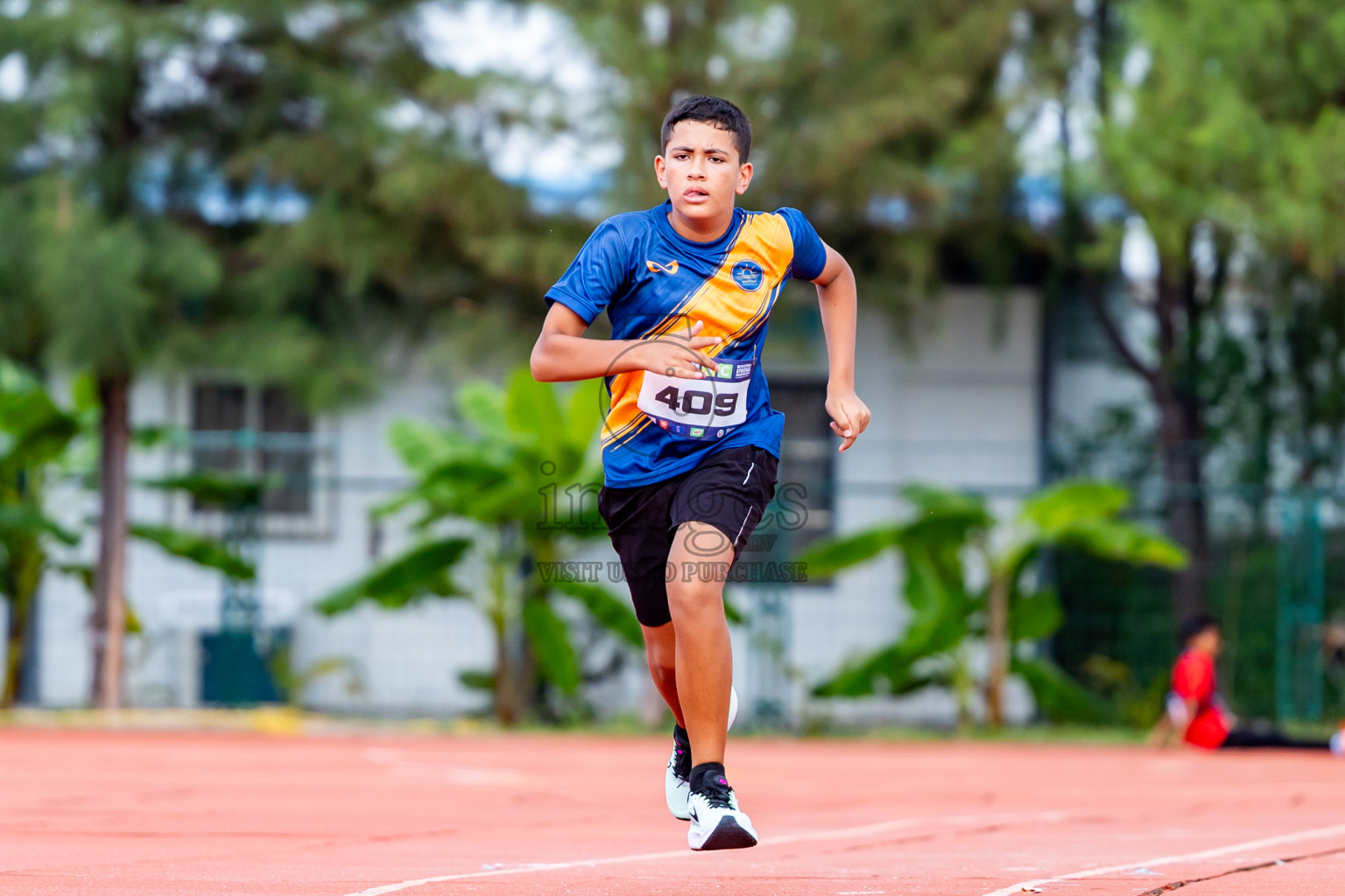 Day 3 of MWSC Interschool Athletics Championships 2024 held in Hulhumale Running Track, Hulhumale, Maldives on Monday, 11th November 2024. Photos by:  Nausham Waheed / Images.mv