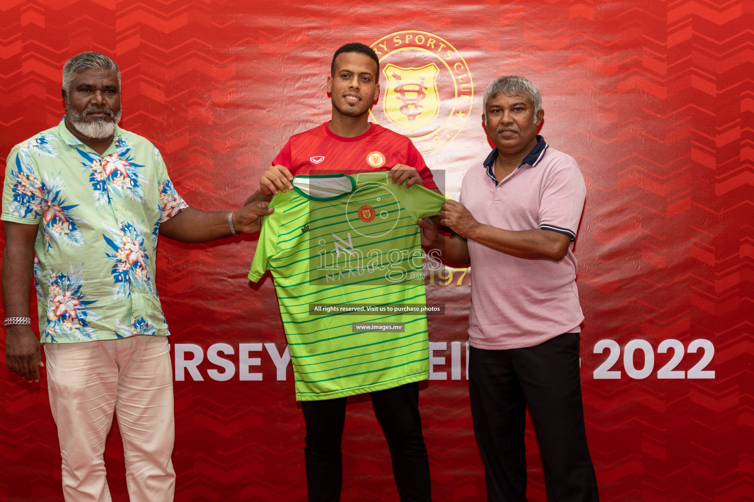 Victory Sports Club Jersey Unveiling 2022 on 14th July 2022, held in Jamaaludheen School Hall, Male', Maldives  Photos: Hassan Simah / Images.mv