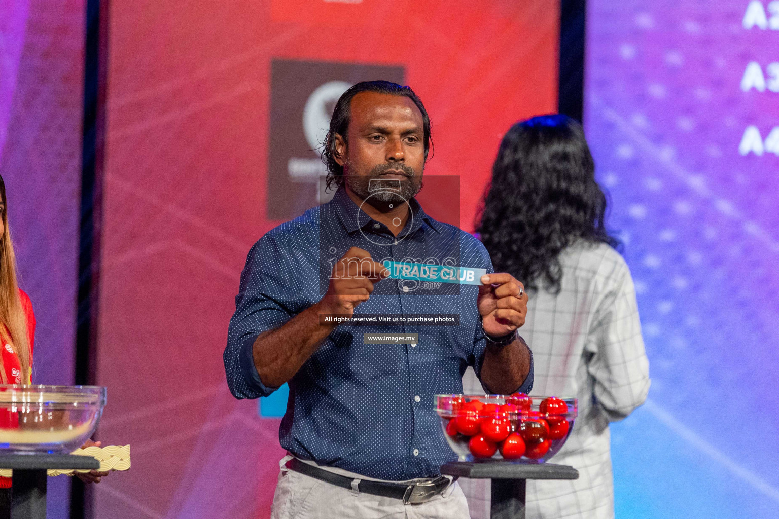 Draw ceremony of Club Maldives 2023 was held on Thursday, 6th July 2023 at PSM Studio in Male', Maldives.  Photos: Ismail Thoriq / images.mv