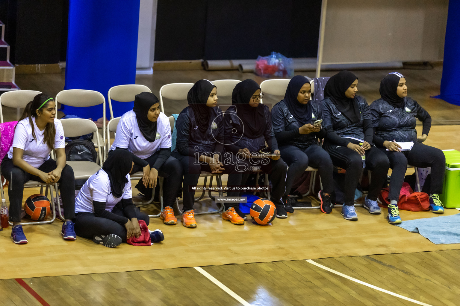 Sports Club Shining Star vs Club Green Streets in the Milo National Netball Tournament 2022 on 17 July 2022, held in Social Center, Male', Maldives. Photographer: Hassan Simah / Images.mv