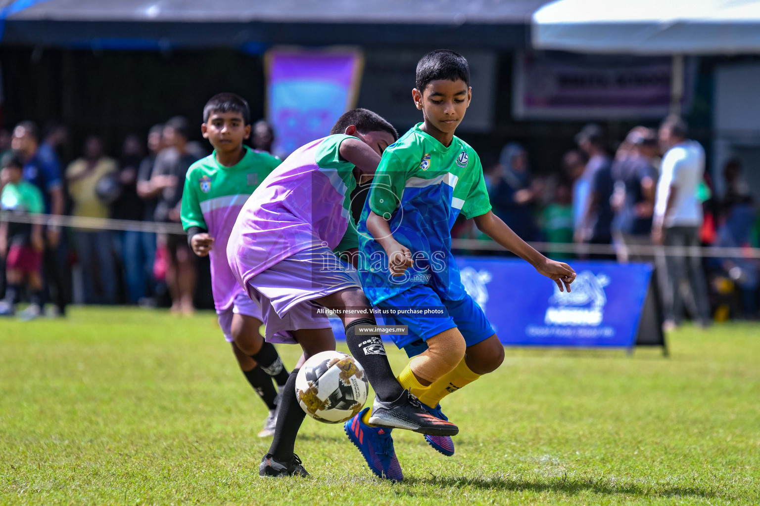 Day 1 of Milo Kids Football Fiesta 2022 was held in Male', Maldives on 19th October 2022. Photos: Nausham Waheed/ images.mv