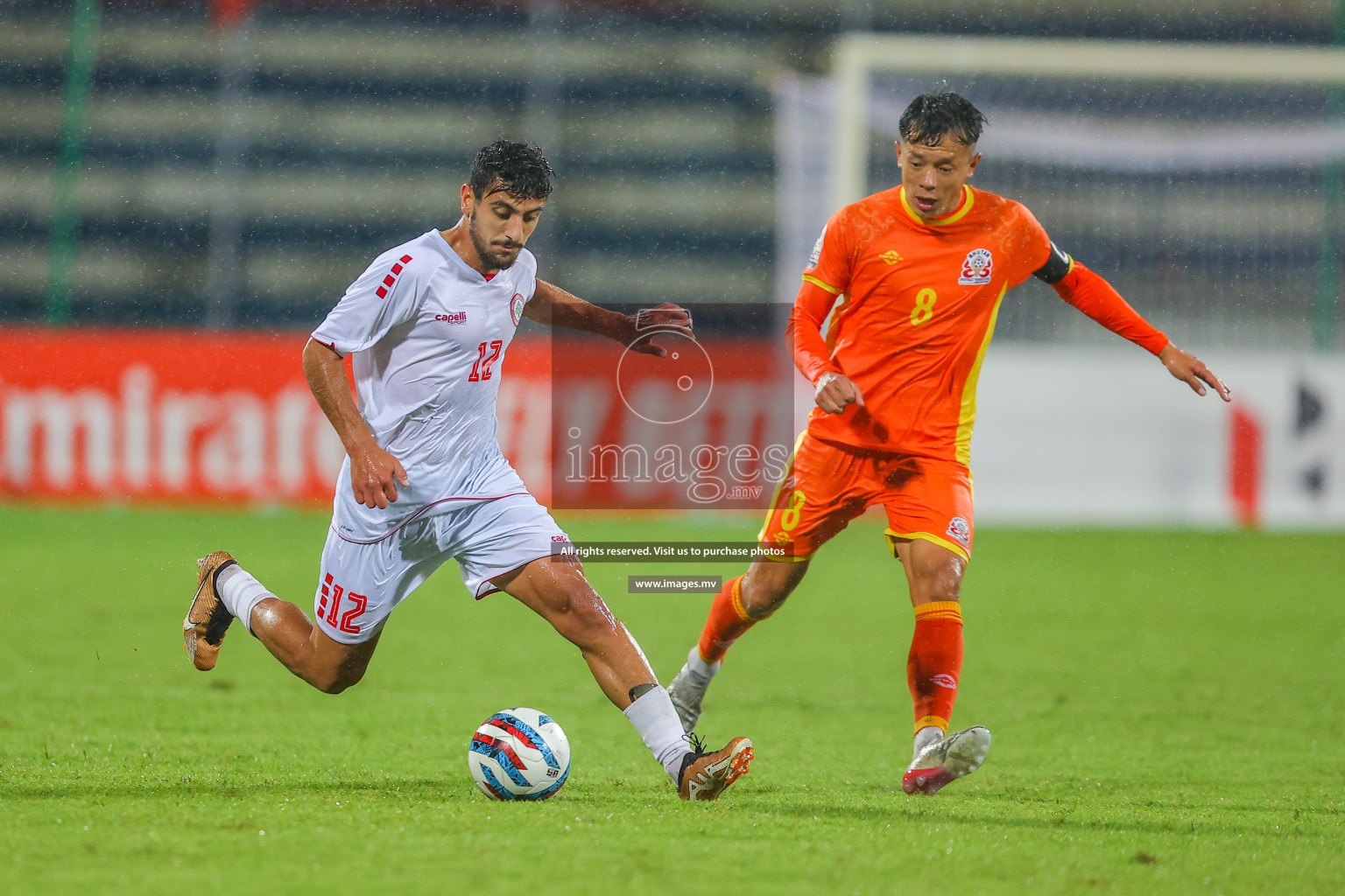 Bhutan vs Lebanon in SAFF Championship 2023 held in Sree Kanteerava Stadium, Bengaluru, India, on Sunday, 25th June 2023. Photos: Nausham Waheed, Hassan Simah / images.mv