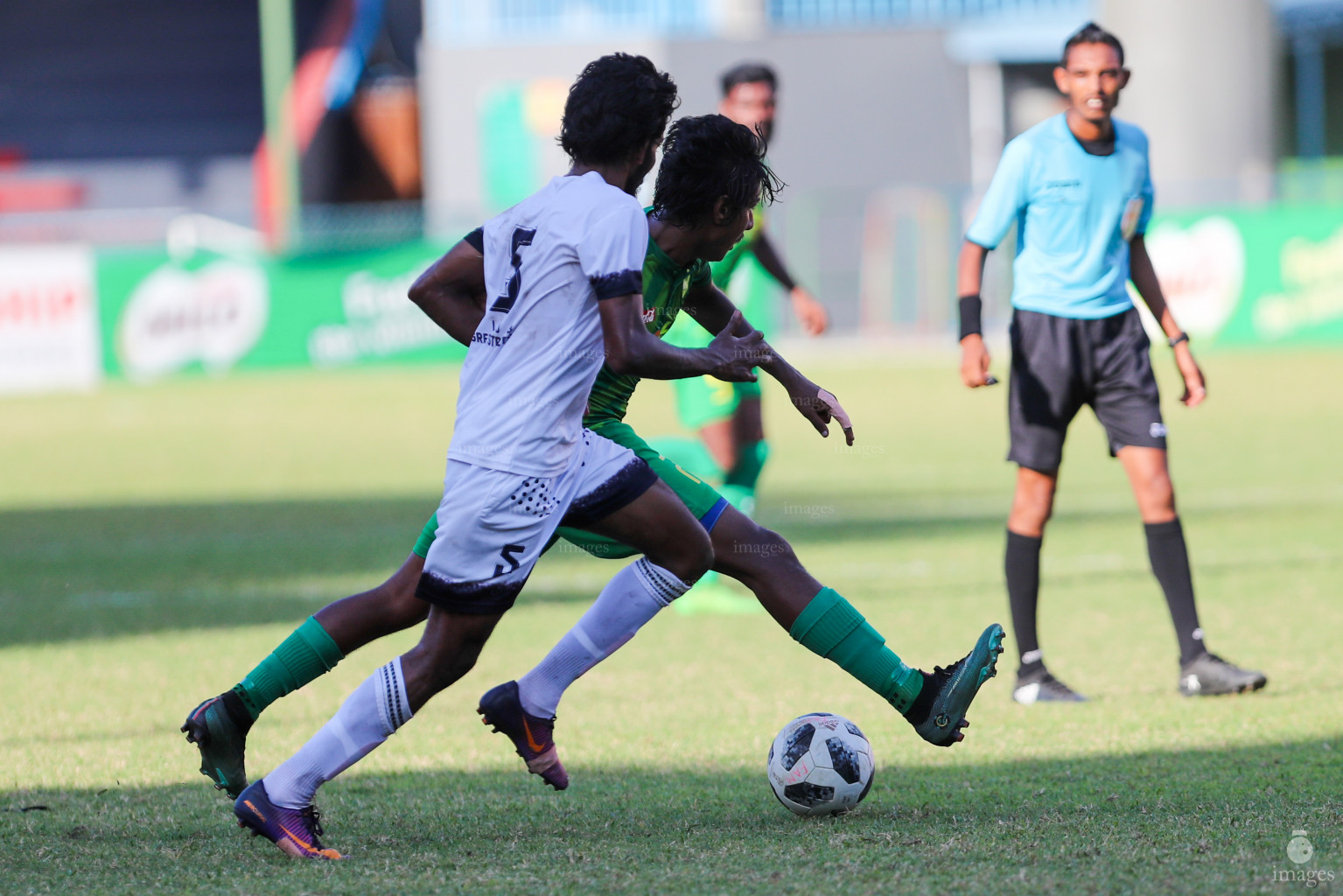 Maziya SRC vs Green Streets in Dhiraagu Dhivehi Premier League 2018 in Male, Maldives, Sunday October 21, 2018. (Images.mv Photo/Suadh Abdul Sattar)