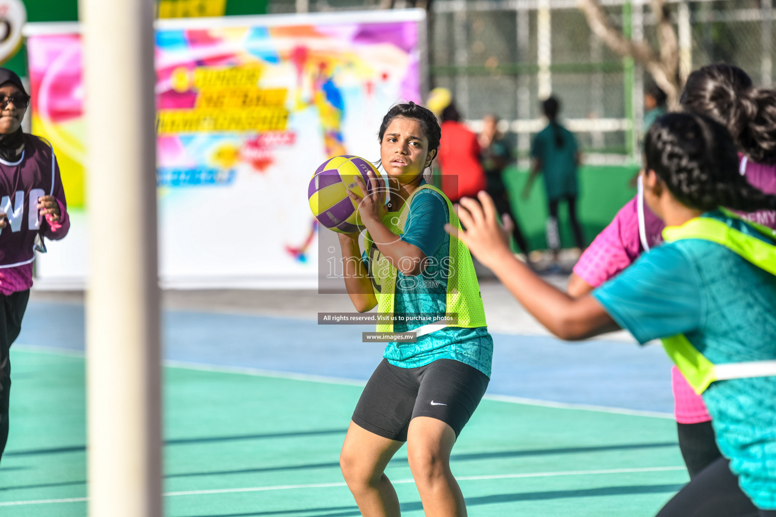 Day 5 of Junior Netball Championship 2022 on 9th March 2022 held in Male', Maldives. Photos by Nausham Waheed