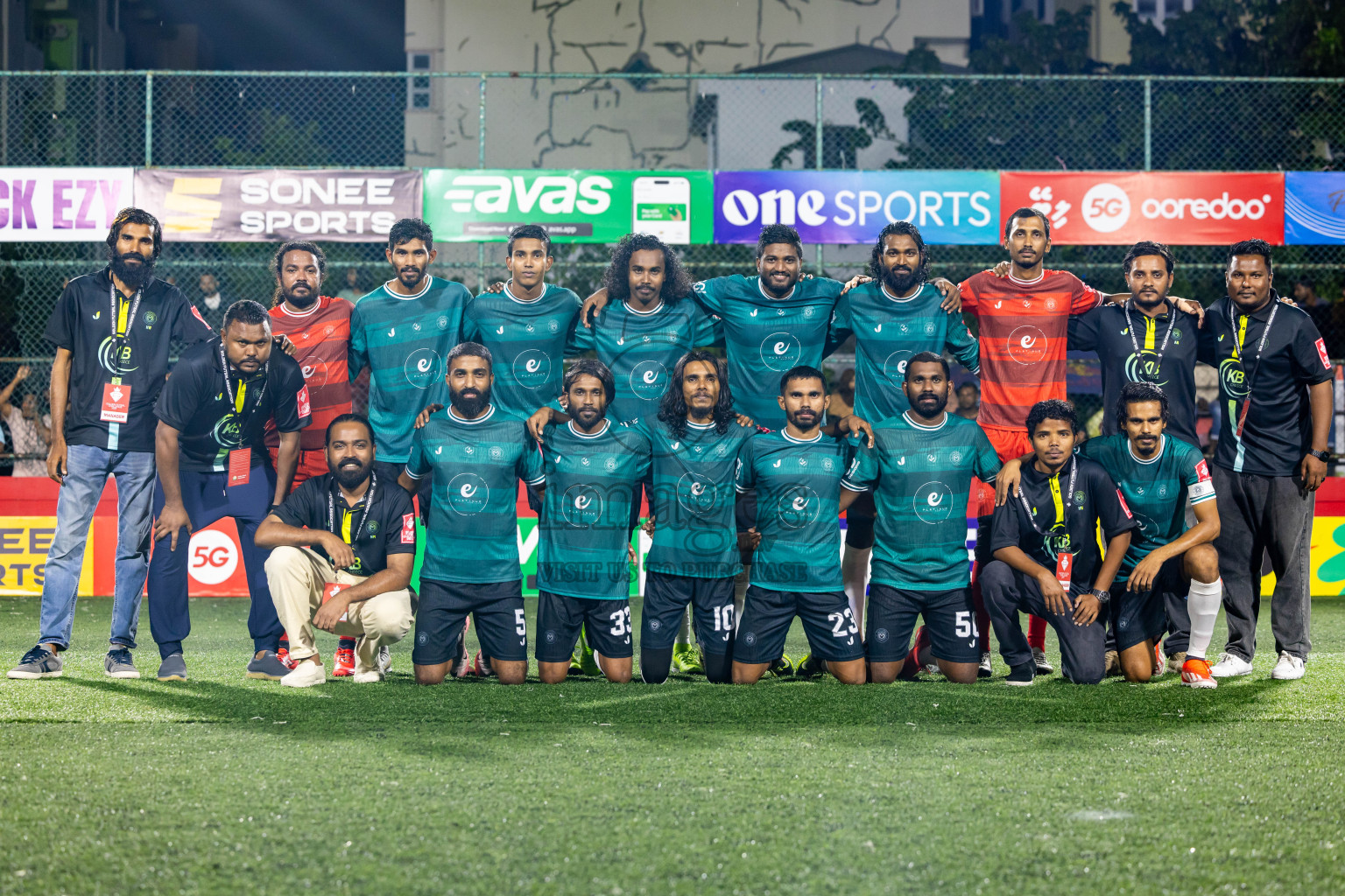 L Isdhoo VS L Maabaidhoo in Atoll Round Semi-Final on Day 22 of Golden Futsal Challenge 2025 was held on Sunday , 26th January 2025, in Hulhumale', Maldives. Photos: Nausham Waheed / images.mv