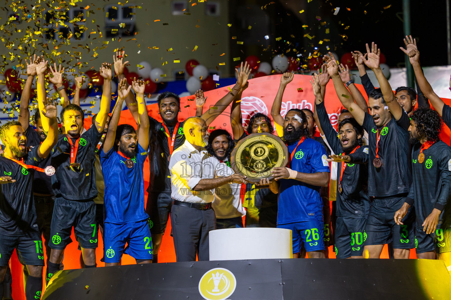 Road Recreation Club vs Club Combination SC Eydhafushi in Kings Cup Final of Club Maldives 2025 was held in Rehendhi Futsal Ground, Hulhumale', Maldives on Tuesday, 9th September 2025. Photos: Ismail Thoriq / images.mv