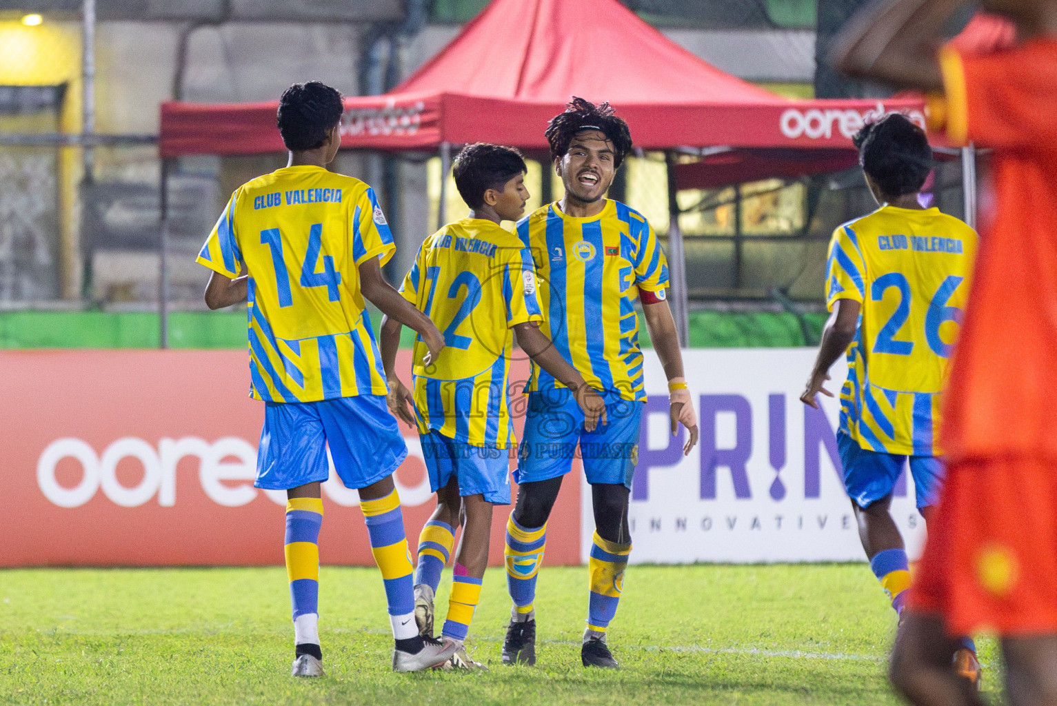 Valencia vs Victory Sports Club in Day 7 of Dhivehi Youth League 2024 held at Henveiru Stadium on Sunday, 1st December 2024. Photos: Shuu Abdul Sattar, / Images.mv