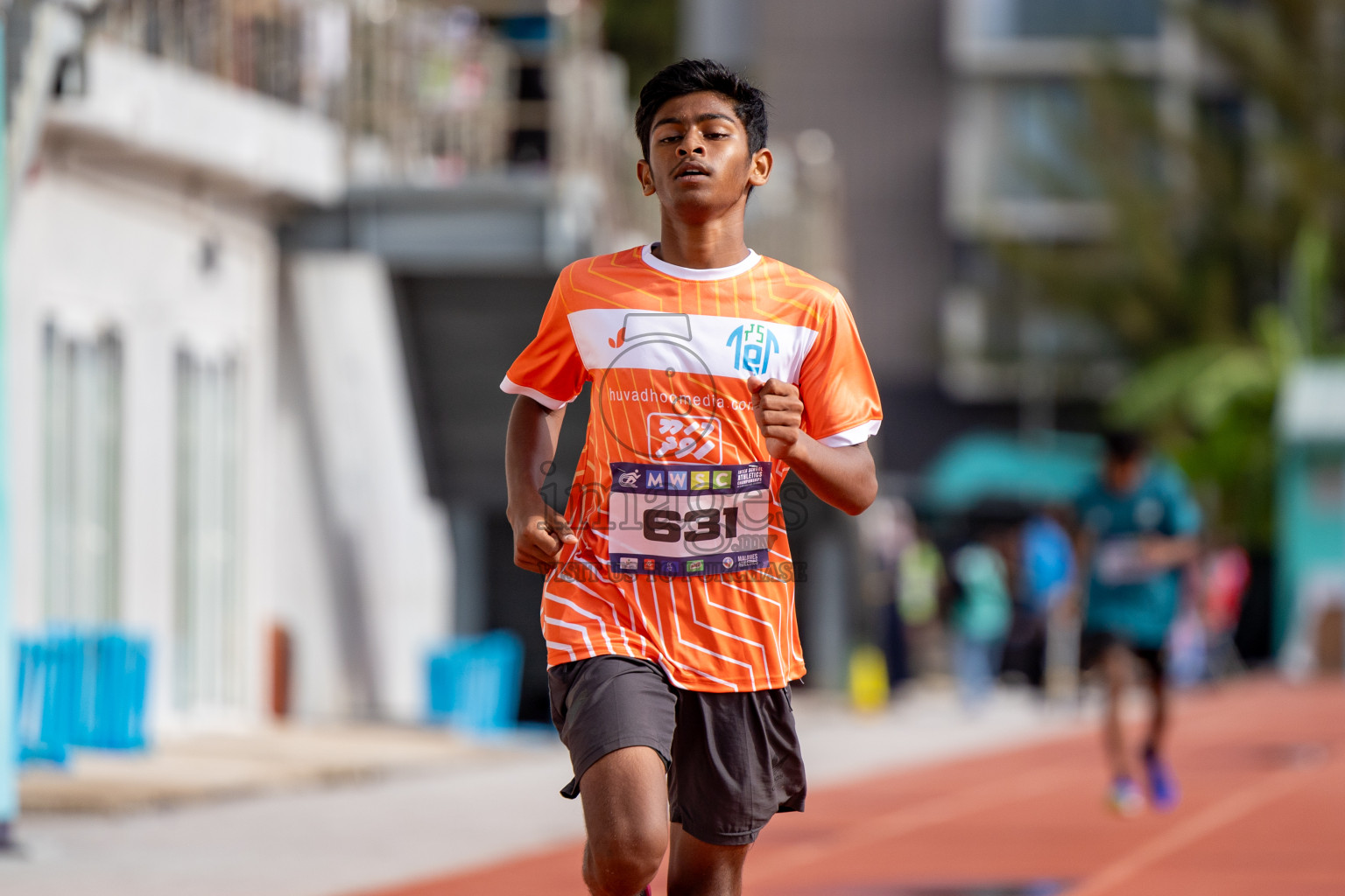 Day 2 of MWSC Interschool Athletics Championships 2024 held in Hulhumale Running Track, Hulhumale, Maldives on Sunday, 10th November 2024. 
Photos by:  Hassan Simah / Images.mv