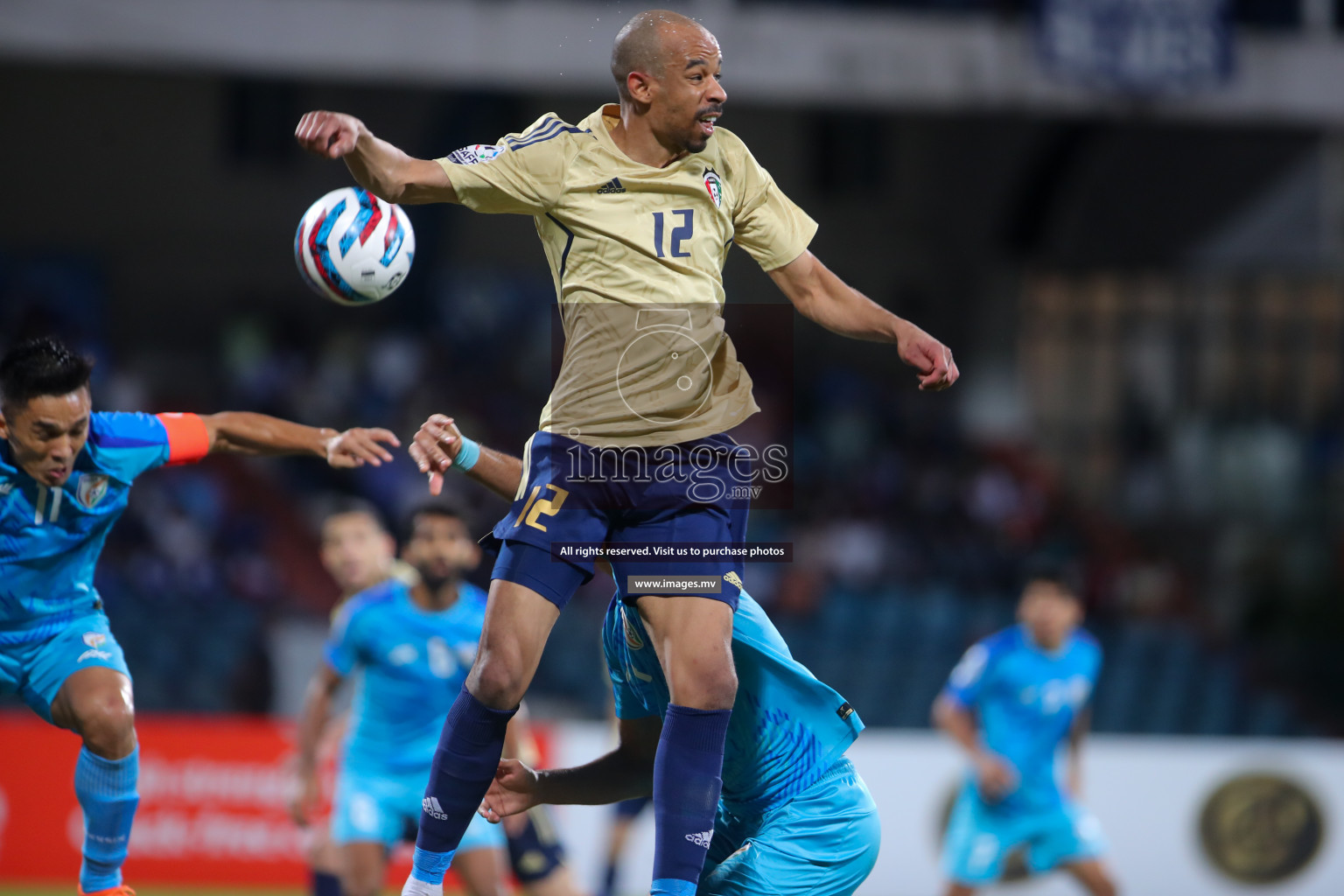 India vs Kuwait in SAFF Championship 2023 held in Sree Kanteerava Stadium, Bengaluru, India, on Tuesday, 27th June 2023. Photos: Nausham Waheed, Hassan Simah / images.mv