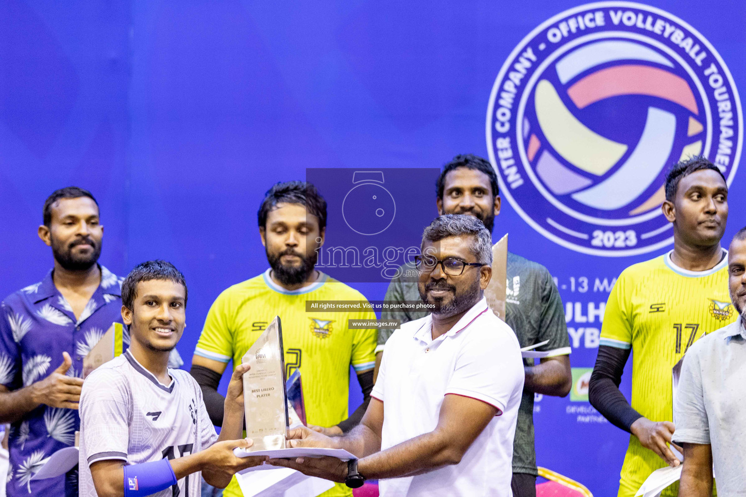 Final of Inter Company-Office Volleyball Tournament 2023 was held in Social Center, Male', Maldives on Saturday, 20th May 2023.  Photos: Ismail Thoriq / images.mv