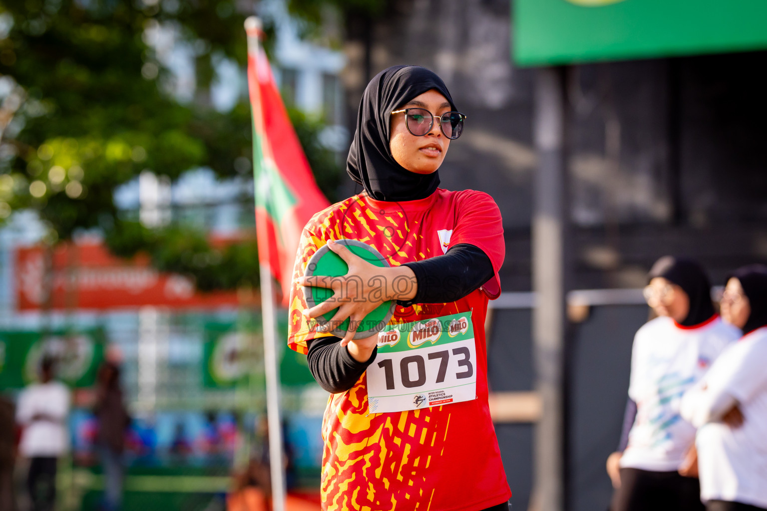Day 3 of Inter-school Athletics Championship 2025 held in Ekuveni Synthetic Track, Male', Maldives on Wednesday, 08th October 2025. Photos by: Nausham Waheed / Images.mv