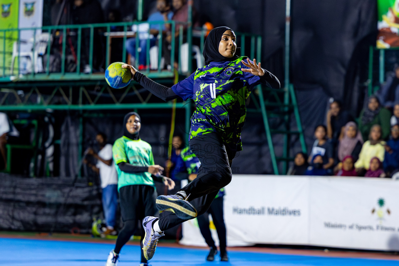 1st Division Final of 8th Inter-Office/Company Handball Tournament 2024, held in Handball ground, Male', Maldives on Tuesday, 11th September 2024 Photos: Nausham Waheed/ Images.mv