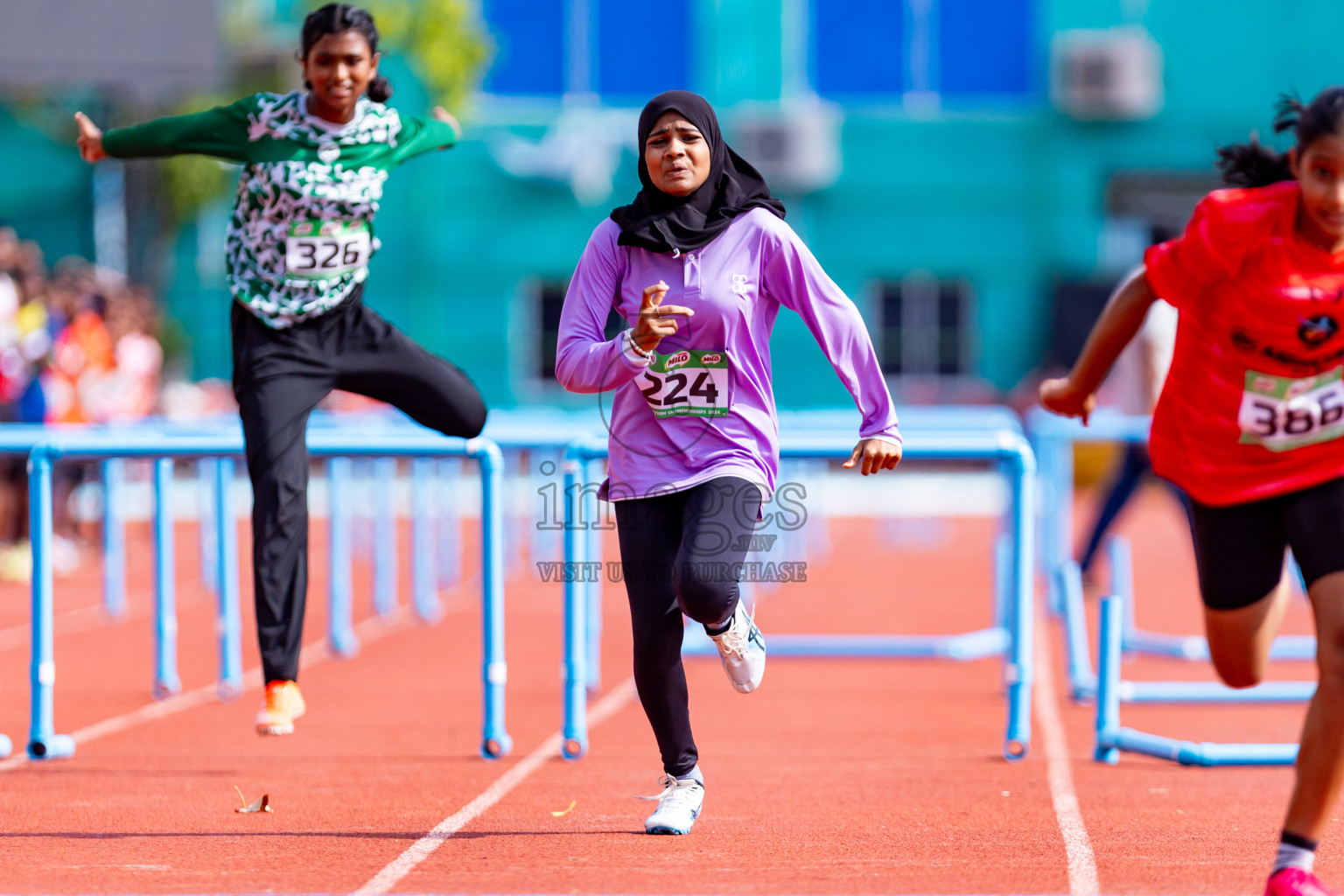 Day 2 of MILO Athletics Association Championship was held on Wednesday, 6th May 2024 in Male', Maldives. Photos: Nausham Waheed