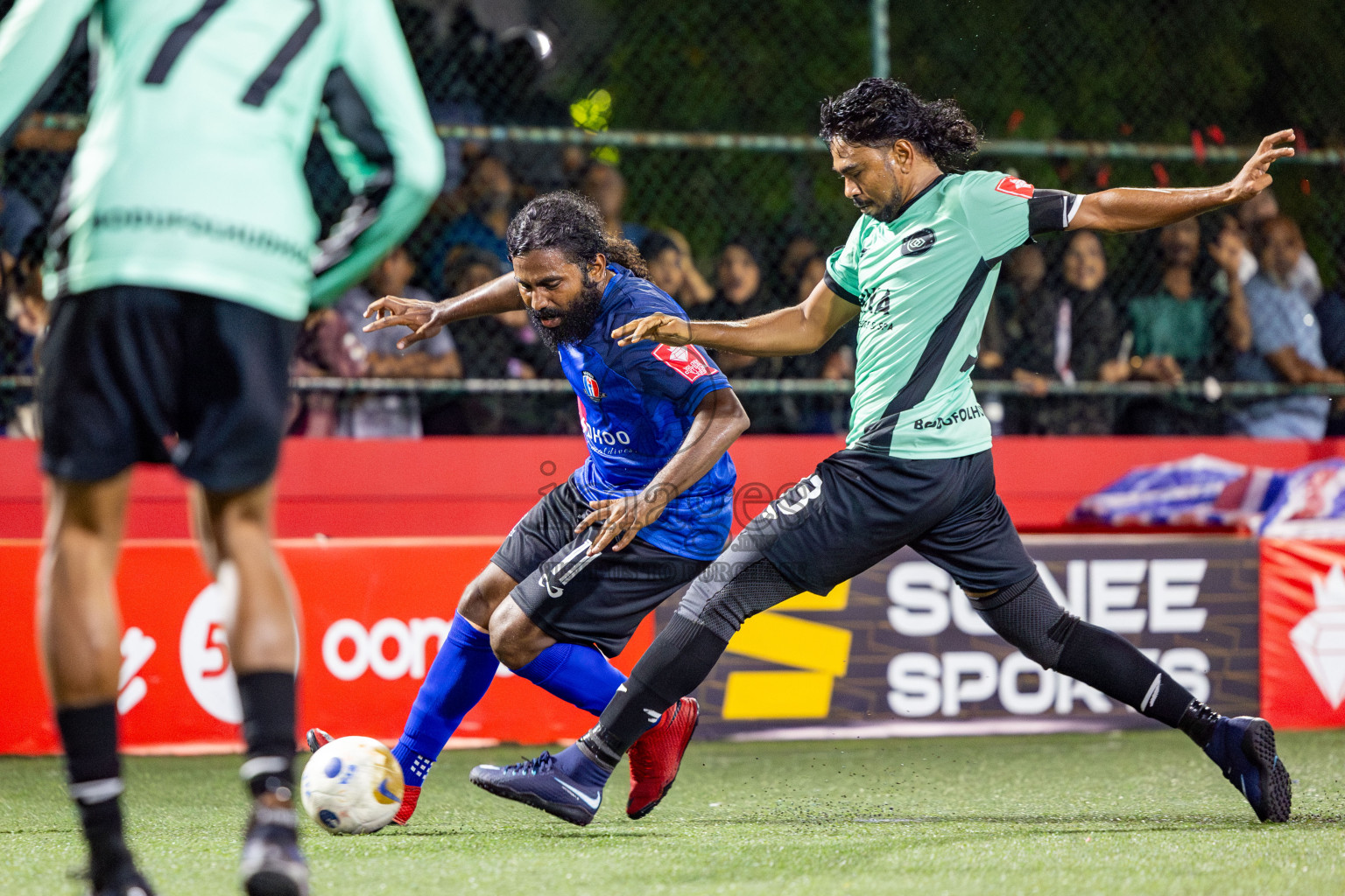 AA Rasdhoo vs AA Bodufolhudhoo in Day 11 of Golden Futsal Challenge 2025 was held on Wednesday, 15th January 2025, in Hulhumale', Maldives Photos: Nausham Waheed / images.mv