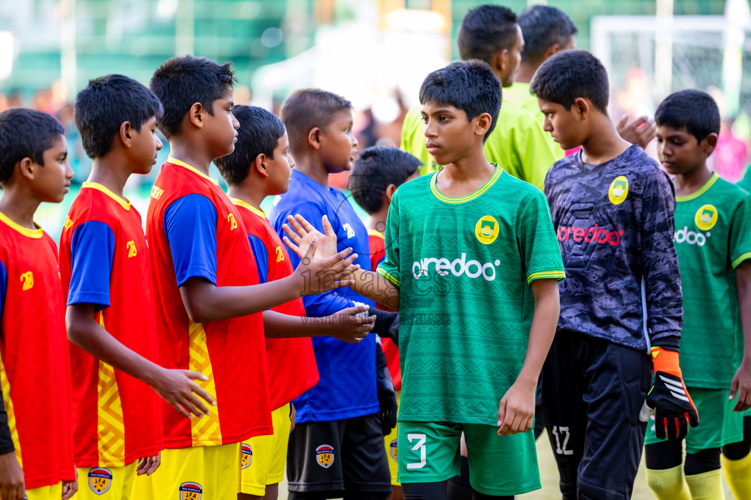Day 3 of MILO Academy Championship 2025 (U-12) was held at Henveiru Stadium in Male', Maldives on Saturday, 3rd May 2025. Photos: Nausham Waheed / images.mv