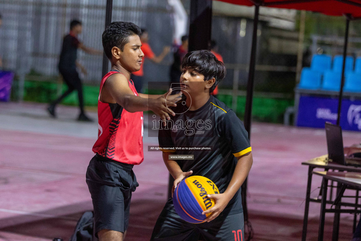 Day4 of Slamdunk by Sosal on 15th April 2023 held in Male'. Photos: Ismail Thoriq / images.mv