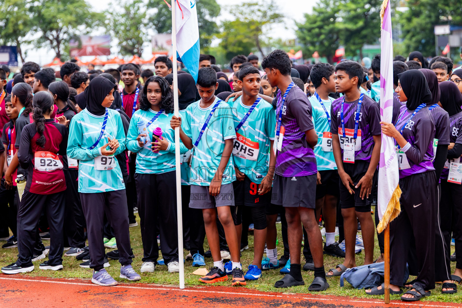 Day 6 of Inter-school Athletics Championship 2025 held in Ekuveni Synthetic Track, Male', Maldives on Sunday, 12th October 2025. Photos by: Nausham Waheed / Images.mv