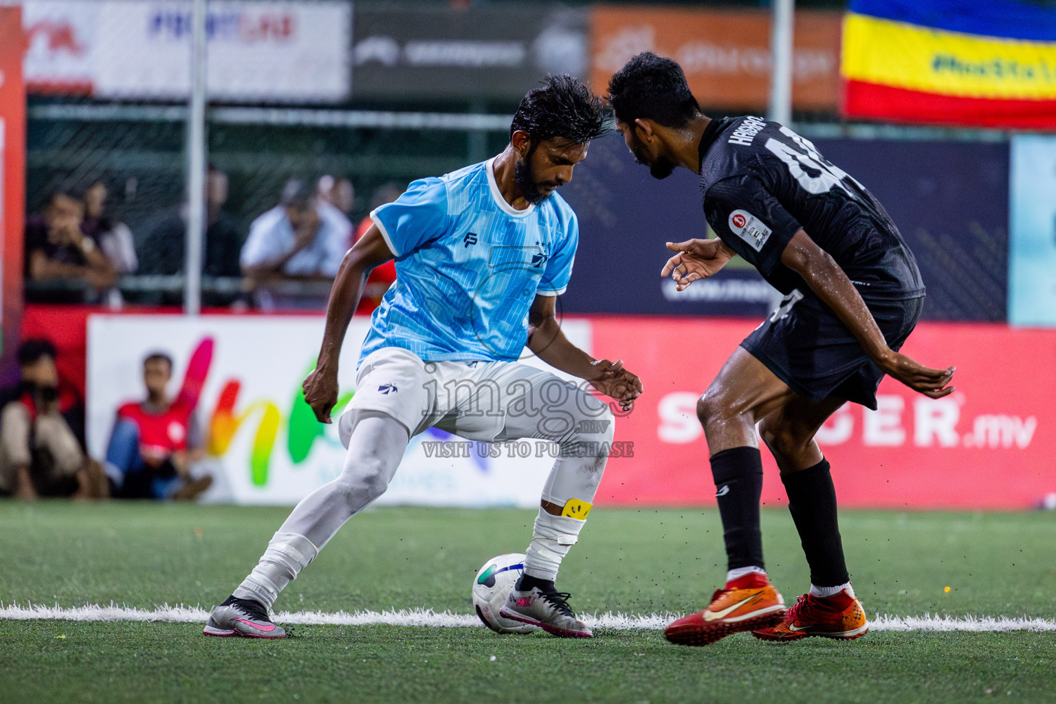 TEAM MACL vs STELCO RC in Quarter Finals of Club Maldives Cup 2024 held in Rehendi Futsal Ground, Hulhumale', Maldives on Wednesday, 9th October 2024. Photos: Nausham Waheed / images.mv