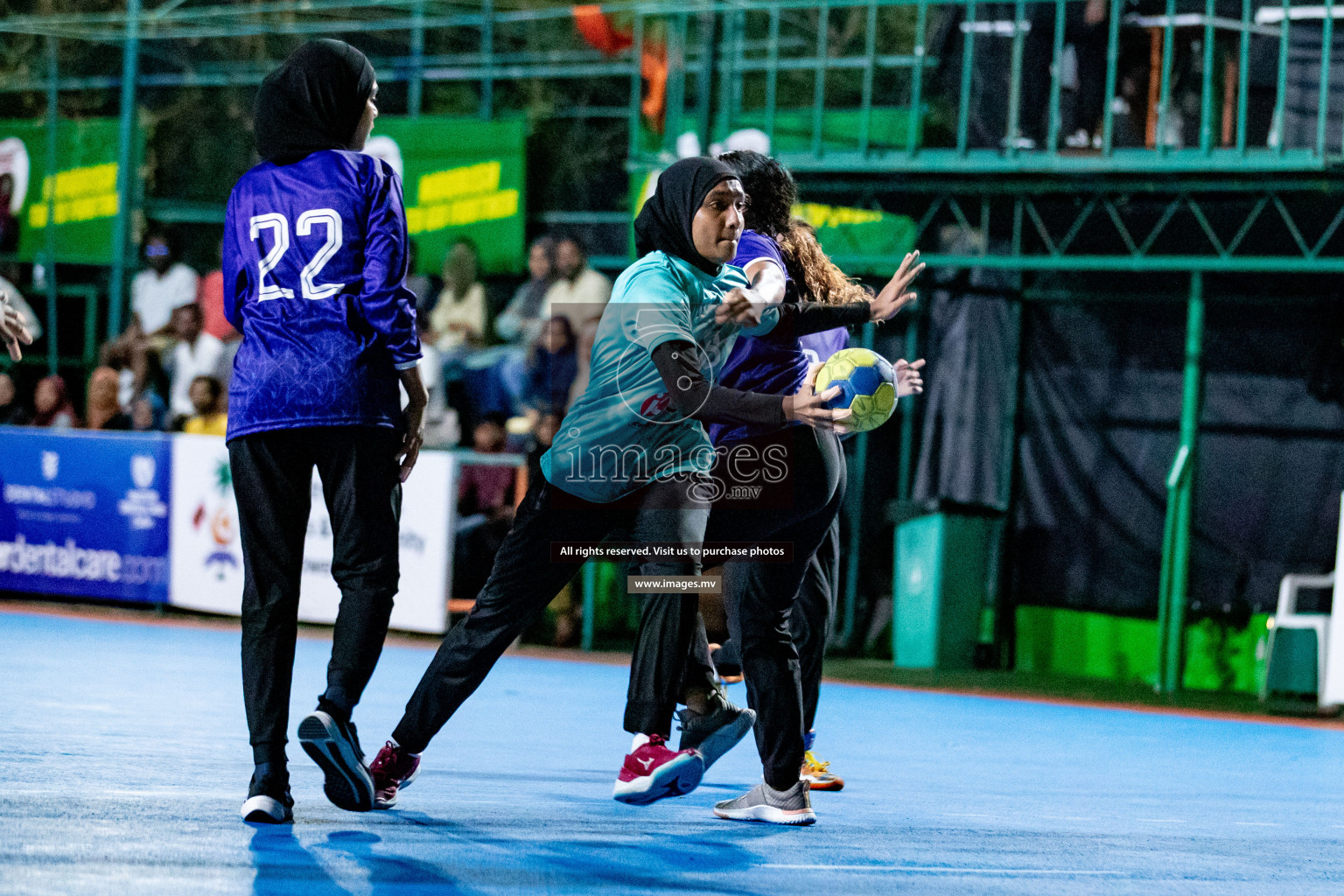 Day 8 of 7th Inter-Office/Company Handball Tournament 2023, held in Handball ground, Male', Maldives on Friday, 23rd September 2023 Photos: Hassan Simah/ Images.mv