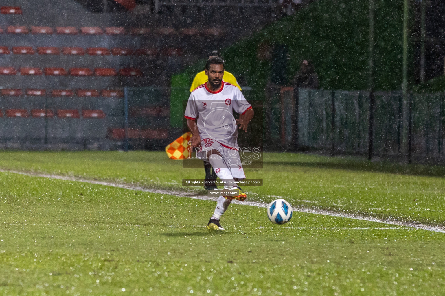 JJ Sports Club vs Buru Sports Club in the 2nd Division 2022 on 18th July 2022, held in National Football Stadium, Male', Maldives Photos: Hassan Simah / Images.mv